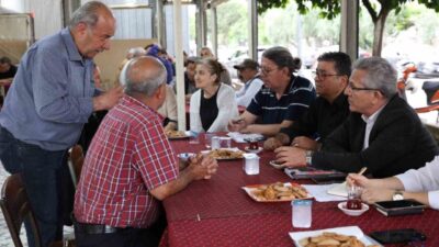 Nazilli Belediye Başkanı Dr. Ertuğrul Tetik, halk buluşmaları kapsamında Şirinevler