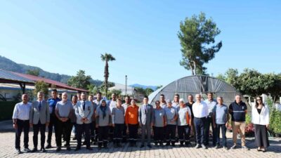 Marmaris Belediyesi’nde Kurban Bayramı öncesinde düzenlenen bayramlaşma programında Belediye Başkanı