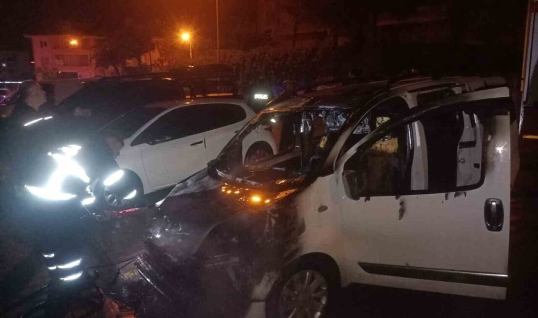 Batman’da park halindeki bir otomobilde çıkan yangın, itfaiye ekiplerinin müdahalesiyle