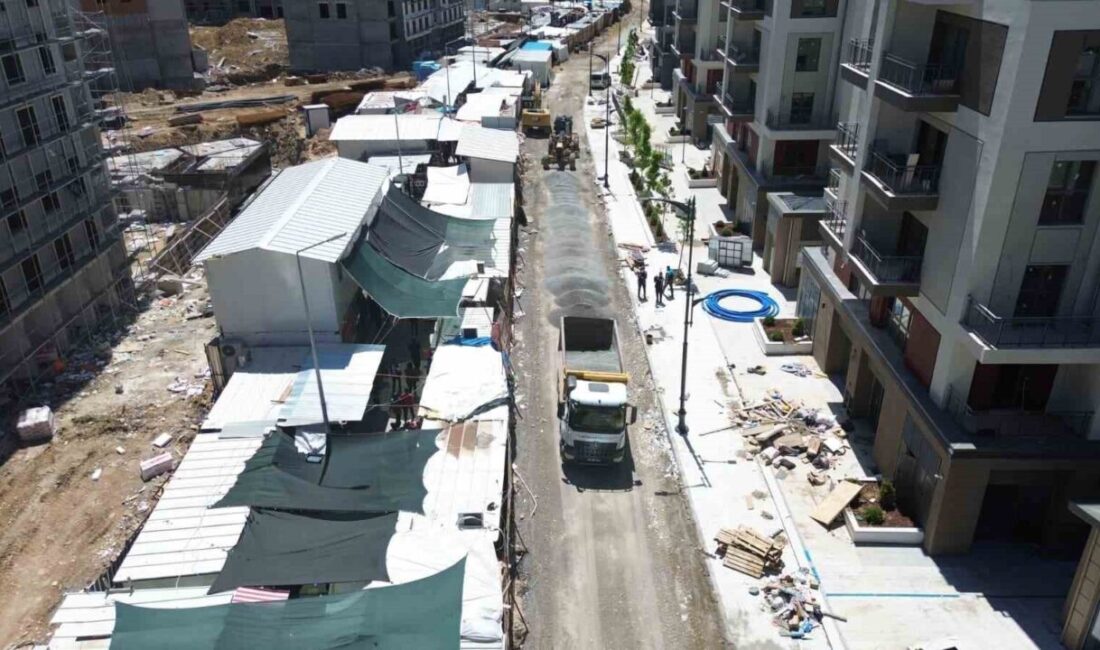 Battalgazi Belediyesi, Malatya çarşı merkezinde devam eden inşa çalışmaları nedeniyle