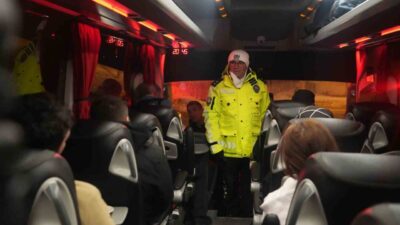 Bayburt’ta vatandaşların huzur ve güven içinde bayram geçirebilmesi için trafik