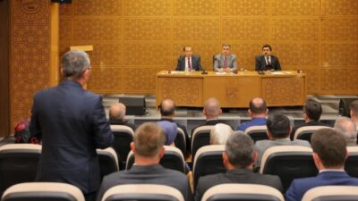 Vali Mustafa Eldivan başkanlığında gerçekleştirilen İl İdare Kurulu Başkanları Toplantısı’nda,