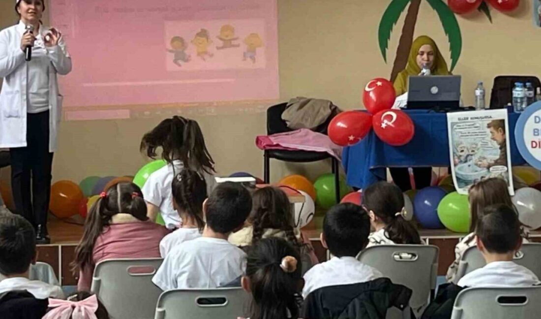 Dünya El Hijyeni Günü kapsamında öğrencilere el yıkama, el hijyeni,