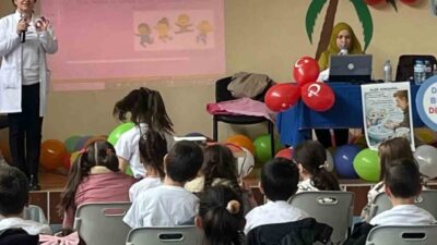 Dünya El Hijyeni Günü kapsamında öğrencilere el yıkama, el hijyeni,