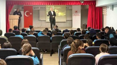 Aydıntepe Şehit Erdal Eraslan Ortaokulu öğrencilerine yönelik düzenlenen eğitimde, sıfır