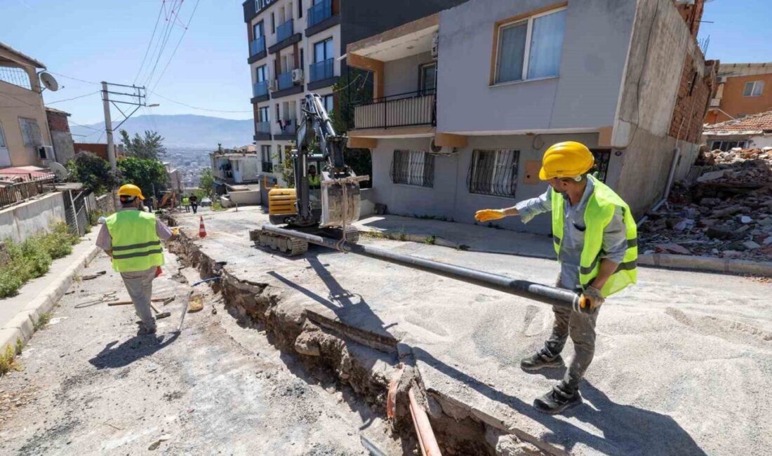İZSU Genel Müdürlüğü, Bayraklı’da 6 mahalleyi kapsayan 35 kilometrelik içme