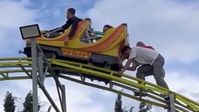 İzmir’in Buca ilçesinde lunaparka giden vatandaşların eğlencesi kabusa döndü. Peş