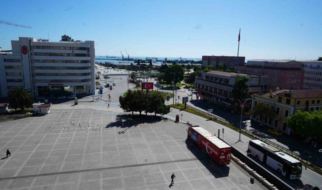 SAMSUN (İHA) – Kurban Bayramı’nın birinci gününde Samsun’un cadde ve