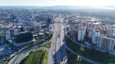 İstanbul’da Kurban Bayramı’nın ilk sabahı trafik boş kaldı. Trafik uygulamasında