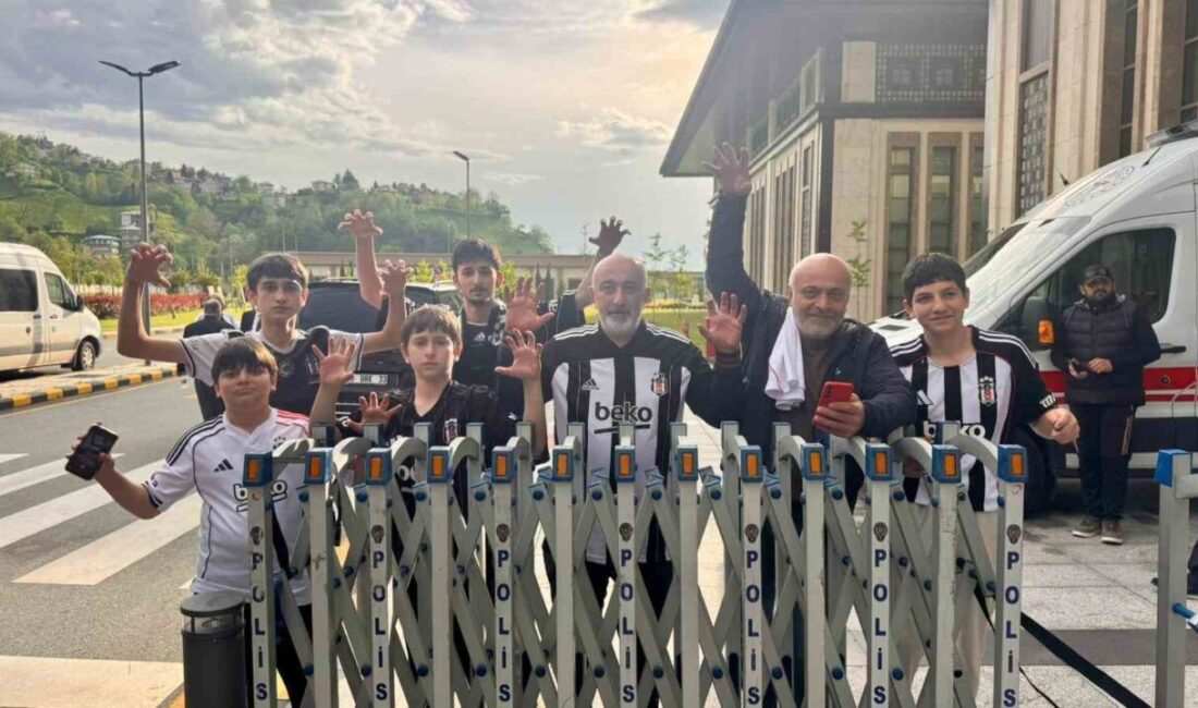 Beşiktaş, Süper Lig’de yarın oynayacağı Çaykur Rizespor maçı için Rize’ye