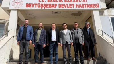 Şırnak İl Sağlık Müdürü Op. Dr. Murat Sili, Beytüşşebap ilçesinde