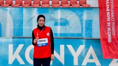 Bilecikli atletizm sporcusu Hatice Kelek Türkiye 3’üncüsü oldu. Konya’da düzenlenen