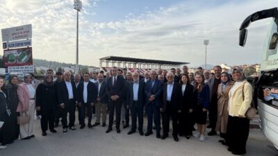 Bilecikli çiftçiler Ankara çıkartması kapsamında, Cumhurbaşkanlığı Külliyesi’nde düzenlenen ‘Dünya Çiftçiler