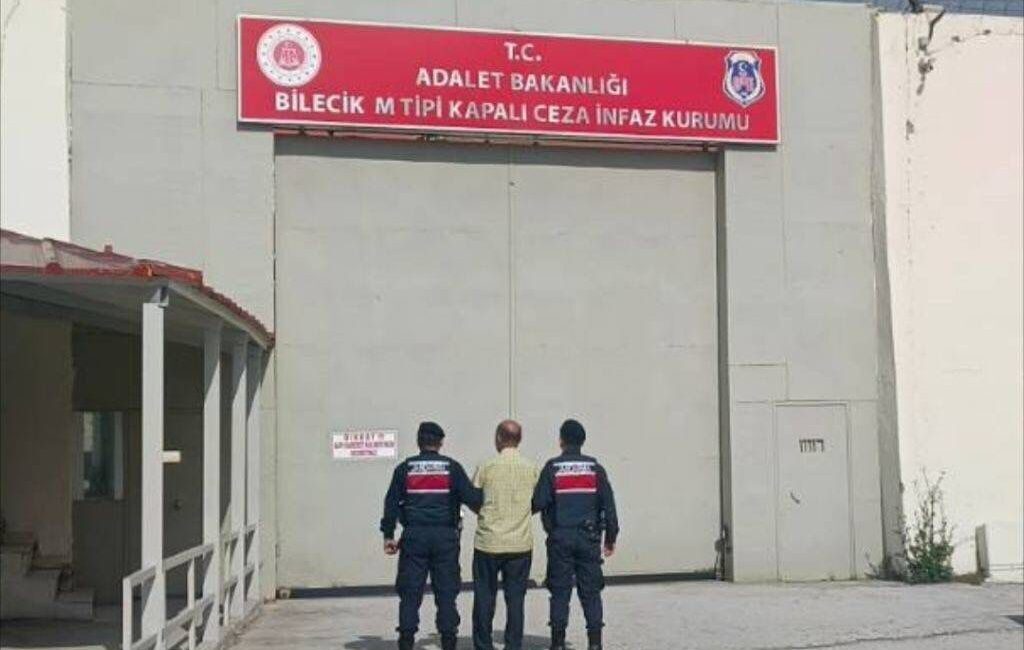 Bilecik’te hakkında 3 yıl 6 ay kesinleşmiş hapis cezası bulunan