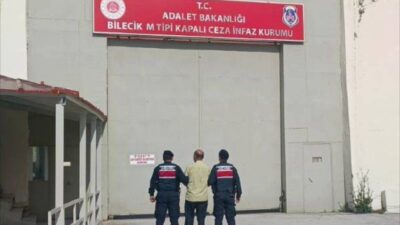 Bilecik’te hakkında 3 yıl 6 ay kesinleşmiş hapis cezası bulunan