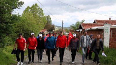 Bilecik’in Söğüt ilçesinde doğa yürüyüşü gerçekleştirildi. Söğüt ilçesinde 15-21 Mayıs