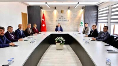 Bilecik Valisi Faik Oktay Sözer, İl Özel İdaresi’nde yürütülen çalışmalar