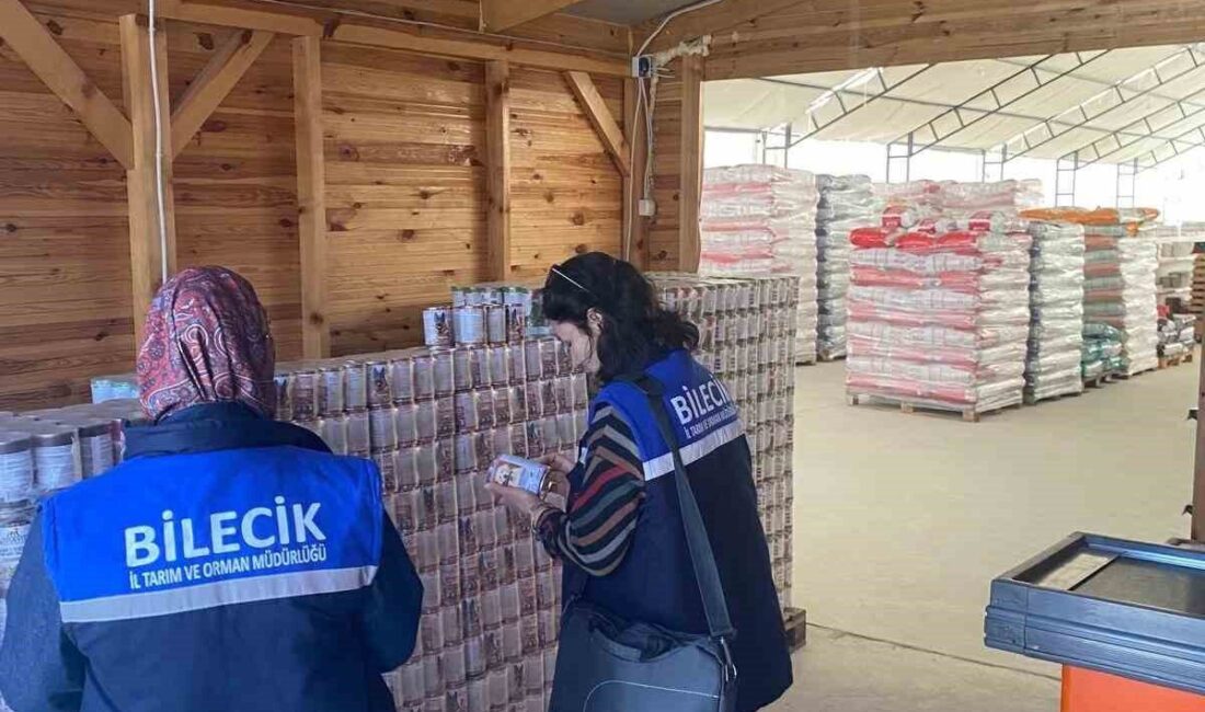 Bilecik’te yem ve gıda güvenliğine yönelik eş zamanlı denetimler gerçekleştirildi.