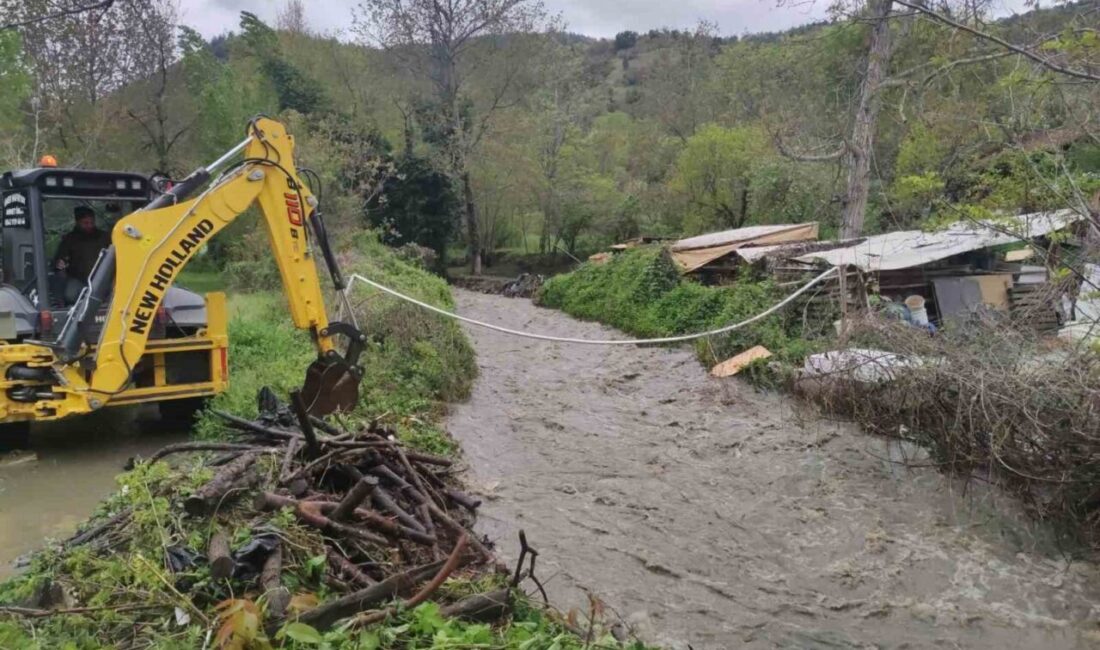 Bilecik’te dünden beri aralıksız devam yağış Sorgun ve Karasu derelerinin