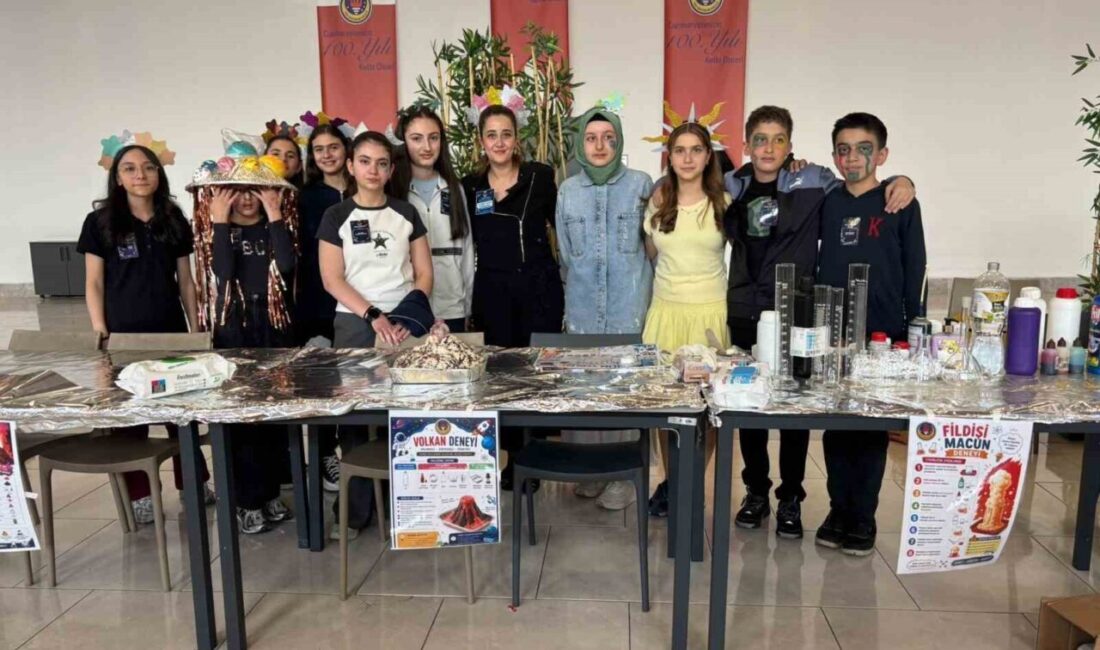 TED Erzurum Koleji’nce düzenlenen “Bilim ve Teknoloji Şenliği”, uzay temasıyla