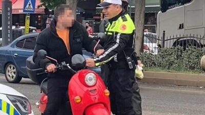 Kahramanmaraş’ta piyasa değeri yaklaşık 20 bin lira olan motosikleti ehliyetsiz