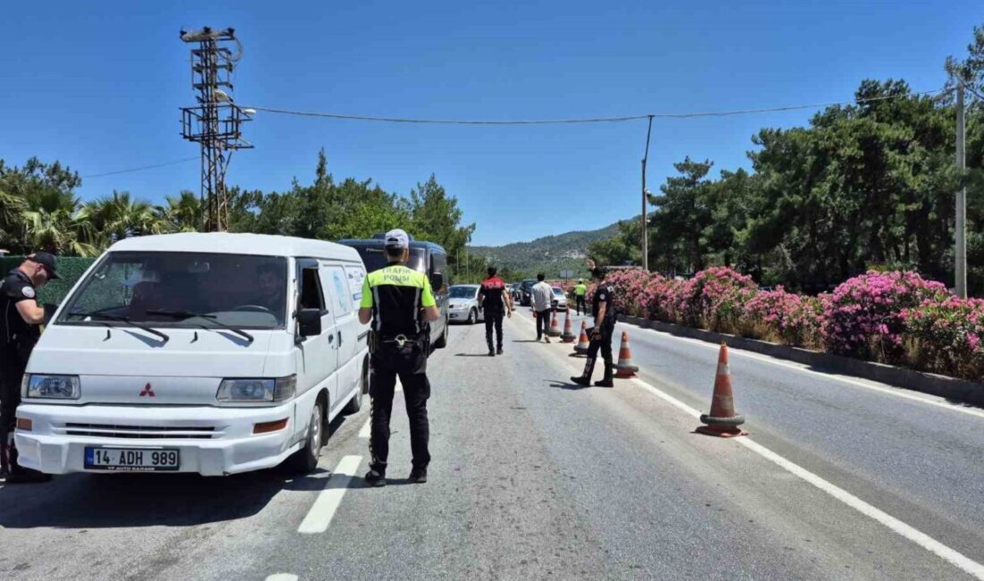 Muğla’nın Bodrum ilçesinde Kurban Bayramı tatili öncesinde asayiş ve trafik