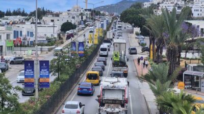 Muğla’nın Bodrum ilçesinde beklenen bayram yoğunluğu başlarken, ilçeye 24 saatte
