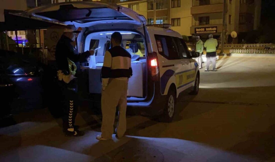Bolu’da kural ihlali yapan bin 270 araç ve sürücüsüne idari