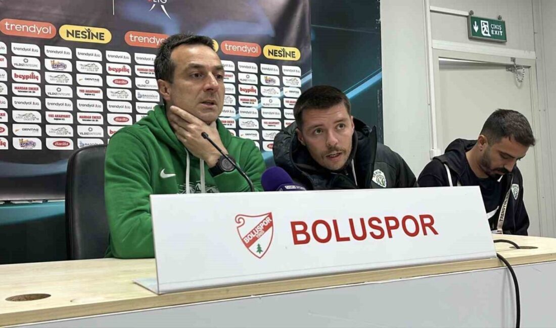 Trendyol 1. Lig’in 38. haftasında oynanan Boluspor Serikspor maçının ardından