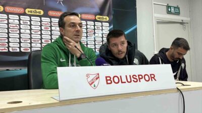 Trendyol 1. Lig’in 38. haftasında oynanan Boluspor Serikspor maçının ardından