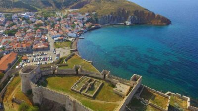 Çanakkale’nin Kuzey Ege Denizi’ndeki turizm merkezi Bozcaada ilçesi, 9 günlük
