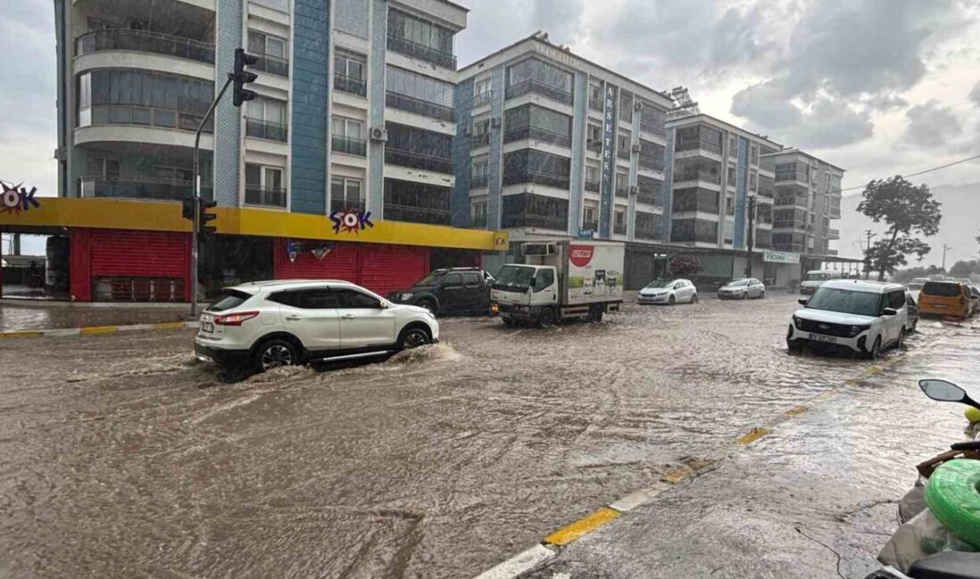 Bozdoğan’da etkili olan fırtına ve sağanak yağış nedeniyle Bozdoğan Belediyesi