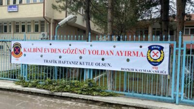 Konya’nın Bozkır ilçesinde Karayolu Trafik Haftası etkinlikleri çerçevesinde çeşitli faaliyetler