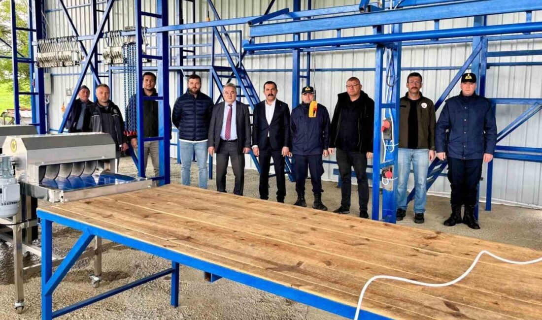 Bilecik’in Bozüyük ilçesinde Bozüyük Kaymakamı Adem Öztürk, kurban kesim alanında