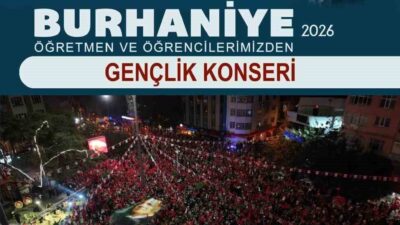 Burhaniye ilçesinde, 19 Mayıs akşamı Gençlik Konseri düzenlenecek. Konserde, “Haydi