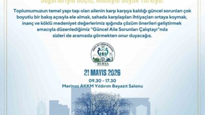 Bursa’da aile yapısını etkileyen sosyal, kültürel ve ekonomik sorunların ele