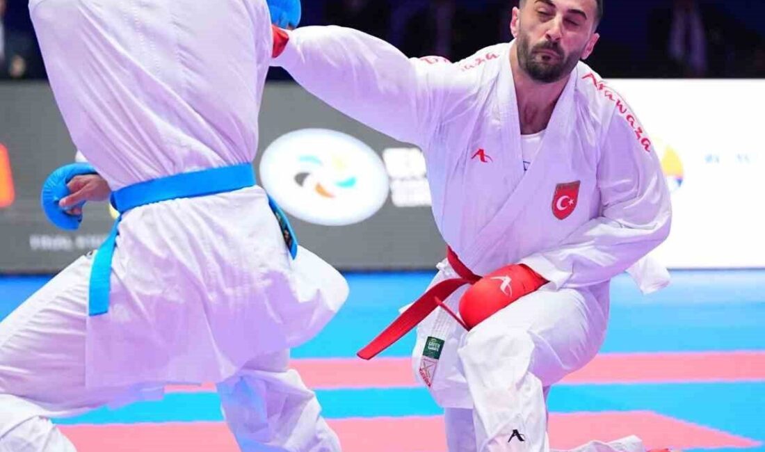 Almanya’da devam eden Büyükler Avrupa Karate Şampiyonası’nda milli sporcu Uğur