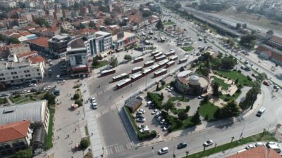 Büyükşehir Belediyesi, Toplu Taşıma Merkezi’nde gerçekleştirdiği yeni düzenlemeler ile trafik