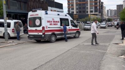 Gaziantep’te cam silerken dengesini kaybederek 8’inci kattan binanın beton teras