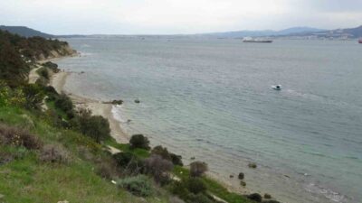 Çanakkale Boğazı’ndaki bombardımanın en net görüldüğü Baykuş iskelesi ve cephe