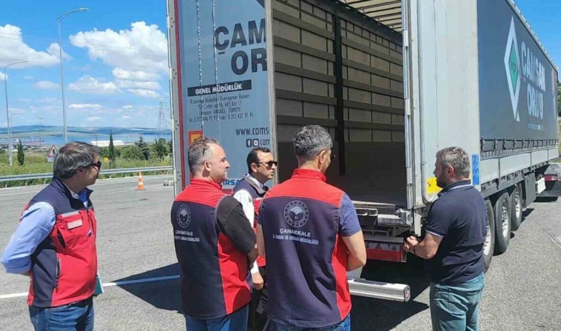 Çanakkale’nin il ve ilçelerinde İl Tarım ve Orman Müdürlüğü ekiplerince