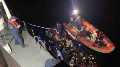 Çanakkale’nin Ezine ilçesinde görevli Sahil Güvenlik Mobil Radarı MORAD-7’nin tespit