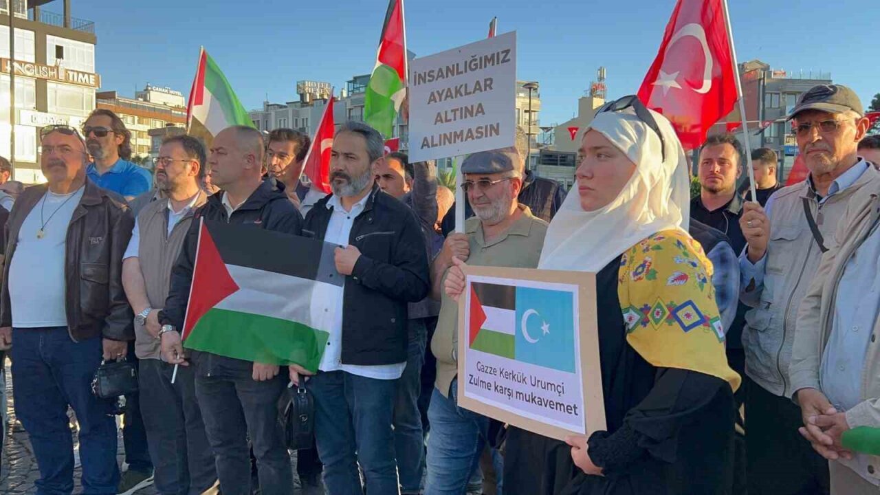 Çanakkale’de sabah saatlerinde İsrail askerlerinin saldırısına uğrayan Küresel Sumud Filosu