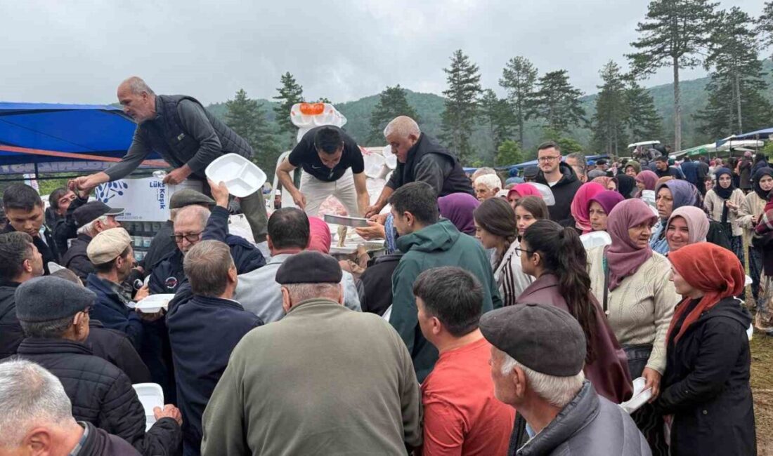 Çanakkale’nin Çan ilçesinde dört köyün birlikte düzenledikleri geleneksel yörük hayrı