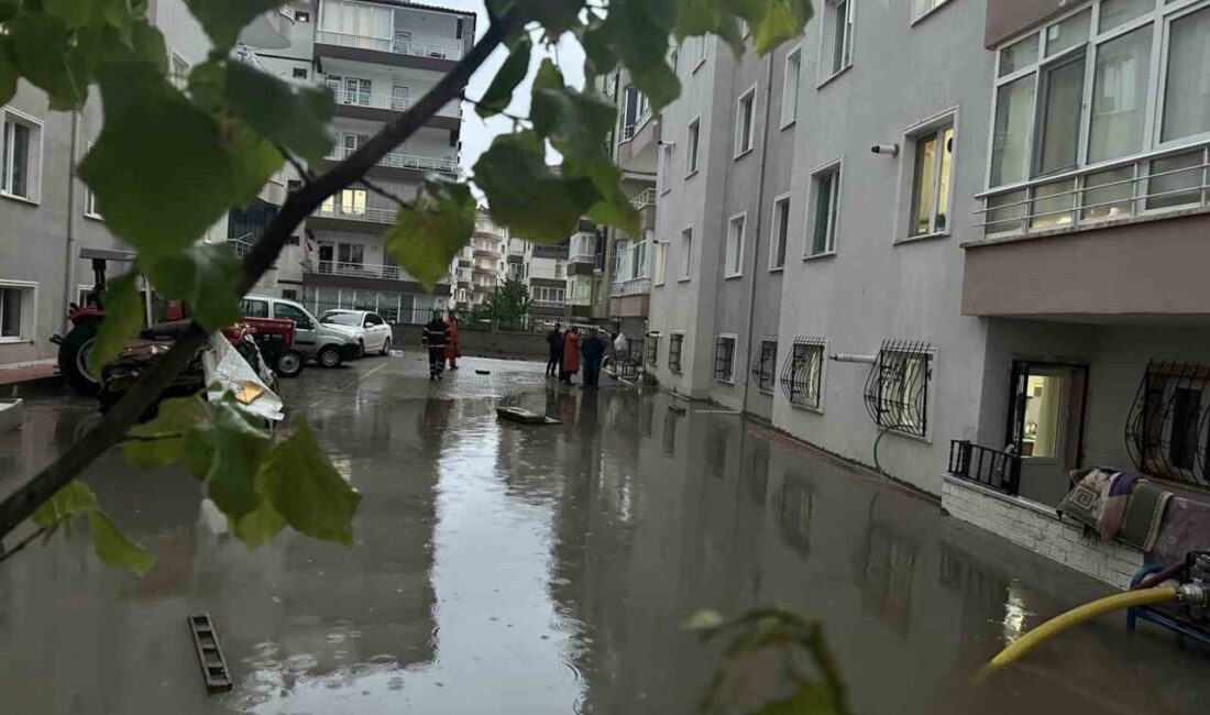 Çankırı’da su baskınlarına sebep olan sağanak yağışla ilgili yapılan açıklamada,