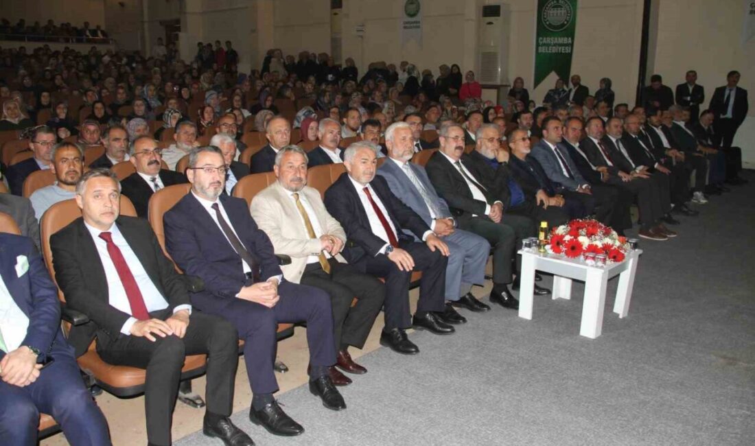 Samsun’un Çarşamba ilçesinde Mevlid-i Nebi Haftası kapsamında “Hz. Peygamber ve