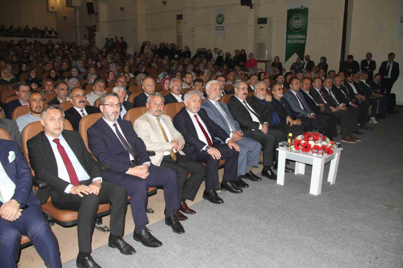 Samsun’un Çarşamba ilçesinde Mevlid-i Nebi Haftası kapsamında “Hz. Peygamber ve