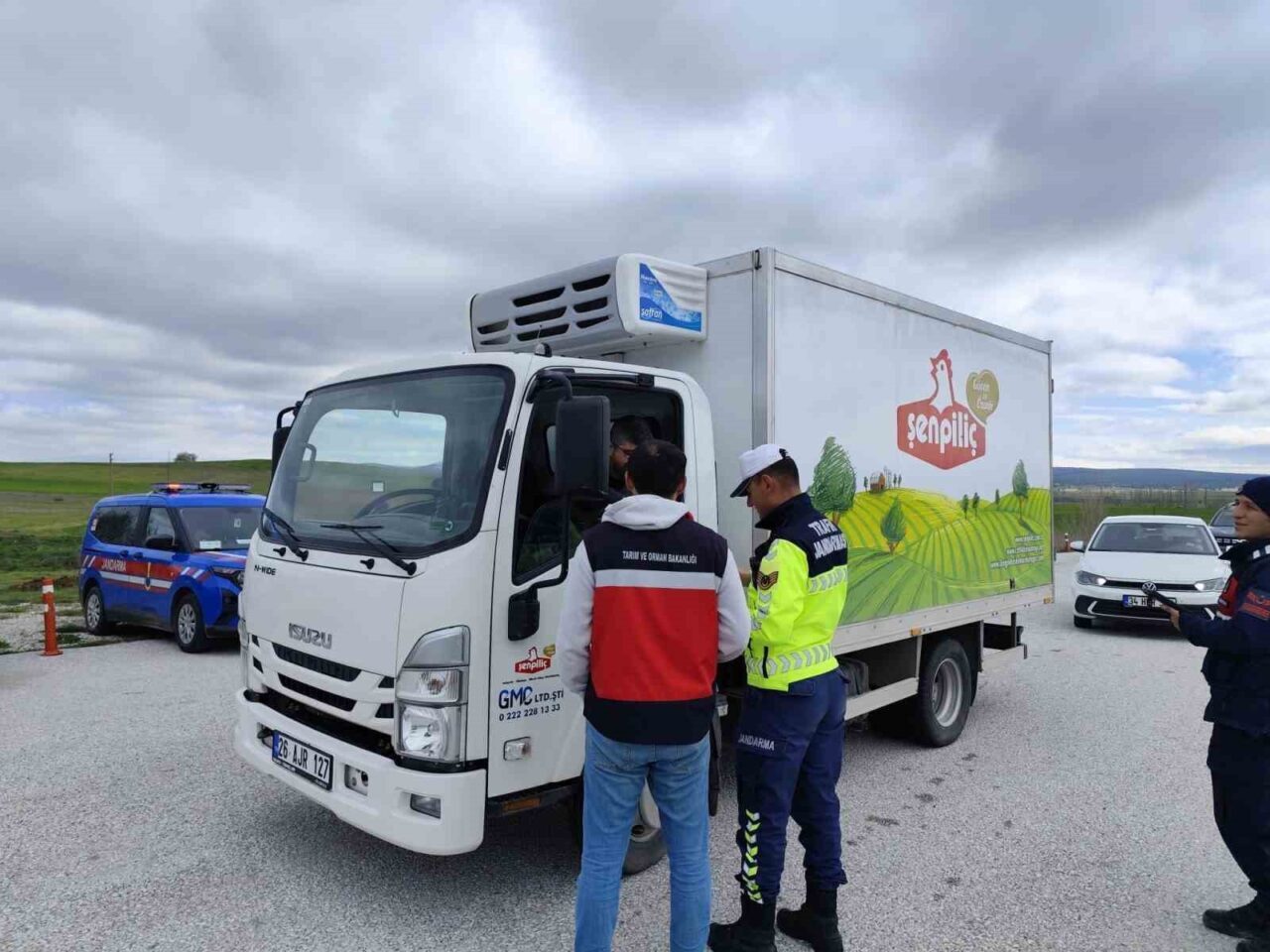 Kütahya’nın Çavdarhisar ilçesinde canlı hayvan ve hayvansal ürün taşımacılığına yönelik