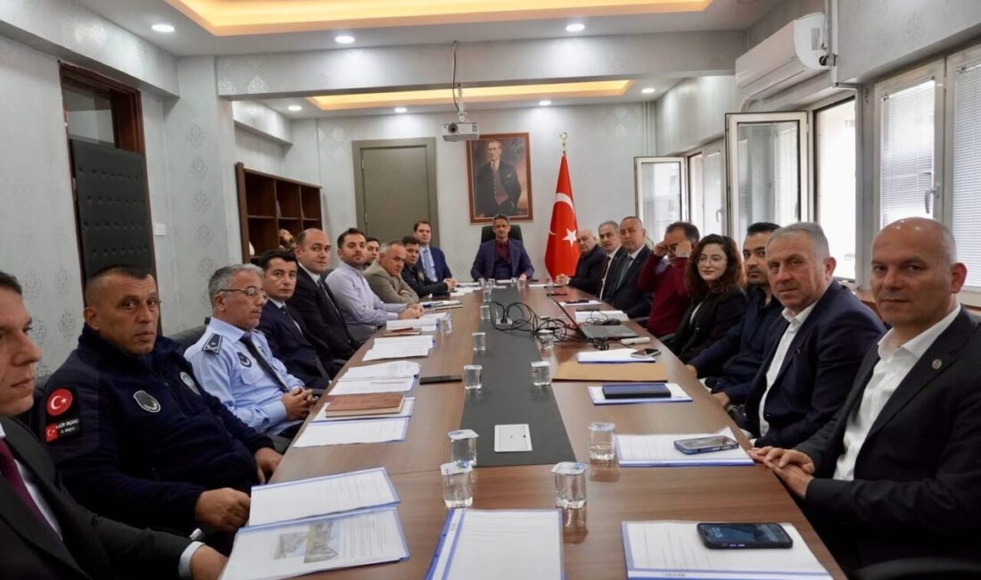 Çaycuma’da bağımlılıkla mücadele kapsamında yürütülen çalışmaların değerlendirilmesi amacıyla koordinasyon toplantısı