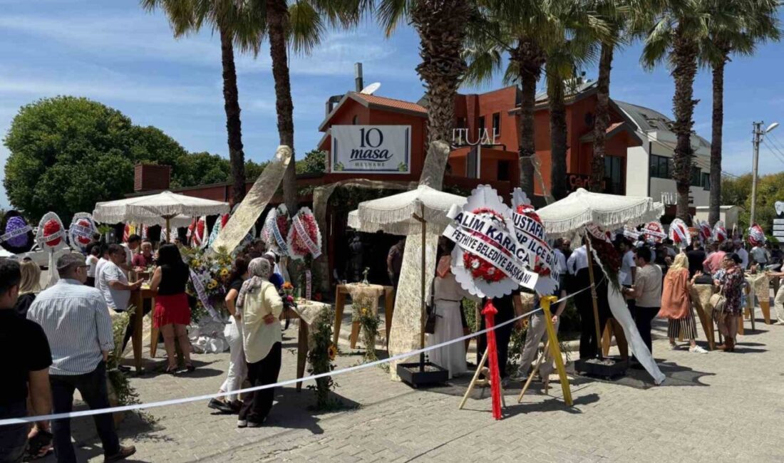 Muğla’nın Fethiye ilçesinde bir meyhanenin açılışı için düzenlenen törende ’cehaletin